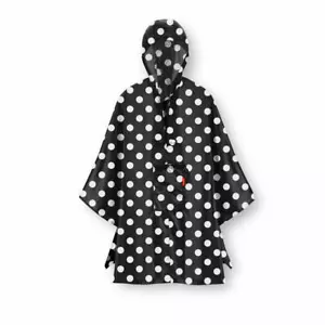 reisenthel mini maxi poncho Regenponcho Regencape Regenjacke Dots White AN7073 - Bild 1 von 2