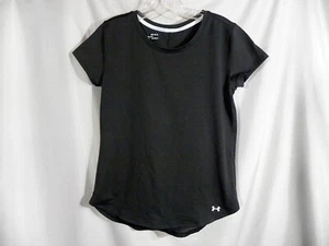 Under Armour Heat Gear Women Size Medium Fitted Mesh Back Running Shirt Heatgear - Picture 1 of 3