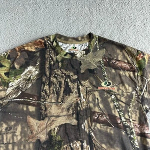 NEU Mossy Oak T-Shirt Herren Medium grün Tarnmuster Armee Militär Jagd Camp Outdoor - Bild 1 von 8