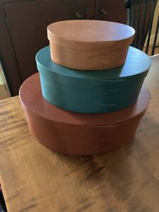 Shaker Painted Boxes set of 3