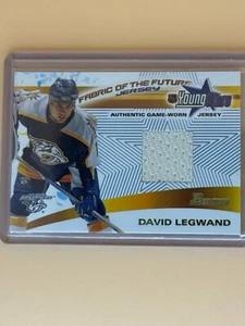 2001-02 Bowman YoungStars David Legwand Fabric of the Future Jersey #FFJ-DL - Picture 1 of 2