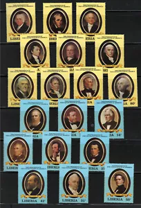 LIBERIA 1981 Very Fine MNH Stamps " Presidents of the U.S. " " - Picture 1 of 1