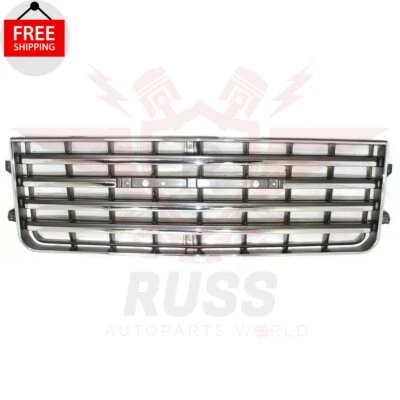 New Front Grille Assembly Chrome & Dark Gray Fits 1981-1987 TOYOTA LAND CRUISER - Imagem 1 de 4