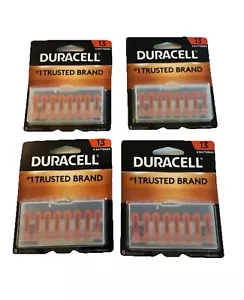Duracell Size 13 Hearing Aid Batteries DA13B8ZM Lot of 4 Packs 32 Total 03/2025 - Picture 1 of 2