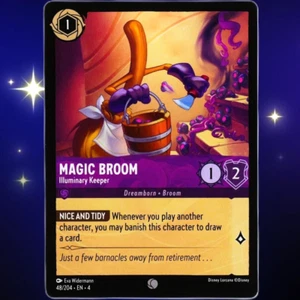 Escoba Mágica Guardián Iluminar - Común - Disney Lorcana Ursula's Return #48/204 - Imagen 1 de 3