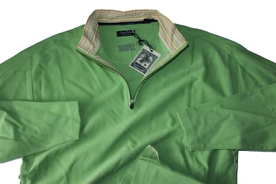 Tommy Bahama Indigo Palms Agua Salada Media Cremallera Sudadera Suéter Verde Grande L Foto 1 de 4