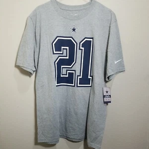 NWT Heather Gray Dallas Cowboys Ezekiel Elliott 21 Nike T-shirt Mens XL - Picture 1 of 8
