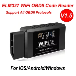 ELM327 WiFi OBD2 Code Reader Scanner Car Diagnostic Tools V1.5 WIFI Android/IOS - Imagen 1 de 4
