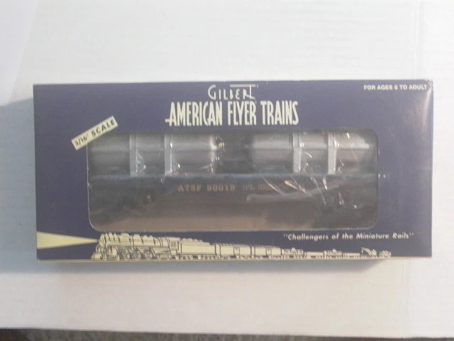 American Flyer 2002 Santa FE Flatcar With Jet Engine Containers AMF 48527