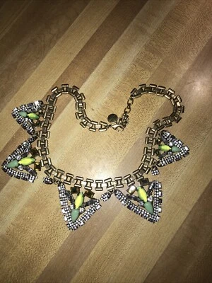 ¡Juego de puntas de collar Stella & Dot pedrería verde! ¡Sin oferta razonable rechazada! Foto 1 de 4