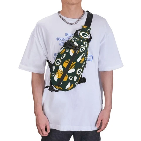 Green Bay Packers Hawaii Crossbody Backpack Single Shoulder Bag Chest Bags Cover