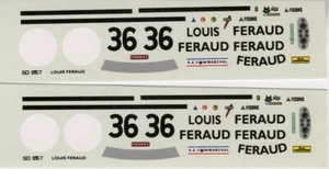 Ferrari 365 GTB4 Daytona N°36 Ecurie Francorchamps The Mans 1972 Decals 1/43 - Picture 1 of 1
