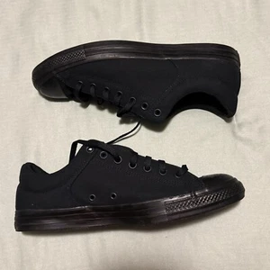 Converse CTAS High Street Ox All Black Men's Size 11.5 Women’s 13.5 New A08192F - Picture 1 of 6