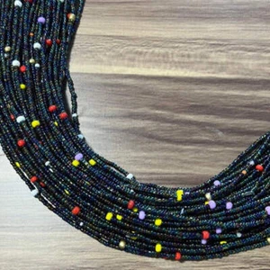 Blue Navy Iridescent Waist Beads - Picture 1 of 4
