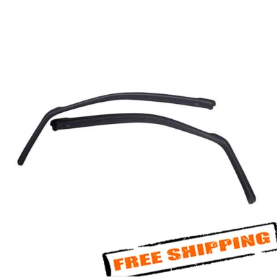 EGR In-Channel SlimLine Dark Smoke Front Window Visors for 04-14 Ford F-150 - Image 1 of 2