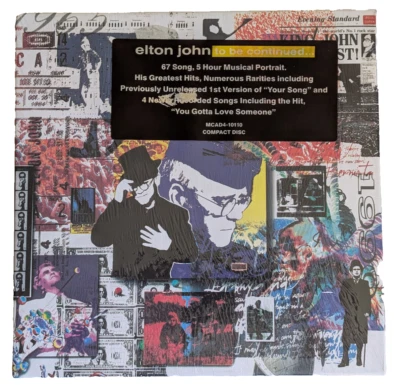 Elton John To Be Continued CD Box Set FIRST Edition 1990 NEW SEALED Promo - Image 1 of 4