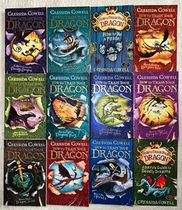 Cressida Cowell Book Bundle - How To Train Your Dragon Series, Fantasy, Action - Picture 1 of 24