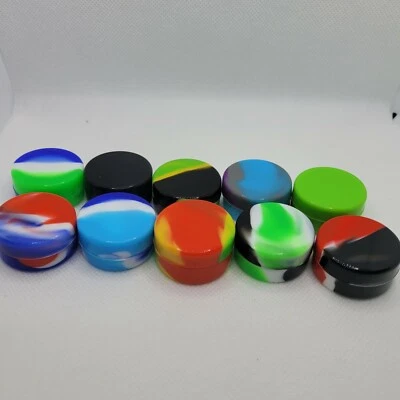 (10) 3ml Wide Silicone Storage Containers  - Image 1 of 4