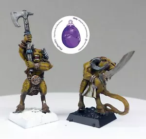 Warhammer Old World, Bete, Beast, Beastmen, Chariot, Standard, Crew, Gor, Char - Imagen 1 de 3