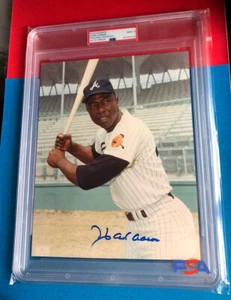 Hank Aaron Signed 8x10 Color Photo - PSA/DNA Authentic - BEAUTY !!!! - Picture 1 of 12
