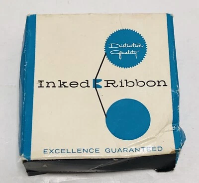 Vintage Typewriter Inked Ribbon Olivetti T30 Black Miralon Unused - Image 1 of 4