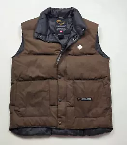 vintage Canada Goose vest sleeveless jacket brown gilet size XS - Picture 1 of 8