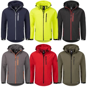 Softshell Jacke Herren Regenjacke Windjacke Outdoorjacken Rock Creek H-168 NEU - Bild 1 von 19