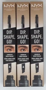 3er Set NYX Dip, Shape, Go! Longwear Brow Pomades - Blond DSGLB01 - FS! - Bild 1 von 6