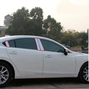 For Mazda 6 Atenza 2013 2014 2015 Sedan Car Window Center Pillar Post Cover Trim - Foto 1 di 6
