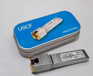 10G SFP+ to RJ45 Module Ethernet Copper Transceiver CAT6a Auto-Negotiation 30m - Picture 1 of 12