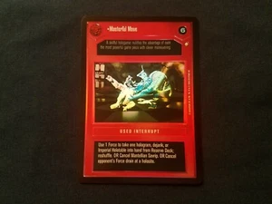 Star Wars CCG Tournament Foil Masterful Move - Picture 1 of 1