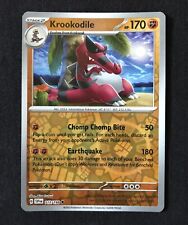 Krookodile 117/198 Reverse Holo Scarlet & Violet Base Set Pokémon Card Near Mint