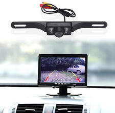 CMOS Car Rear View Reverse Backup Camera Waterproof Parking HD Night Vision 7Led