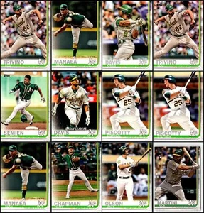 2019 Topps Oakland Athletics (93) Card Lot - LIMITED EDITION – RARE GEM - Picture 1 of 16