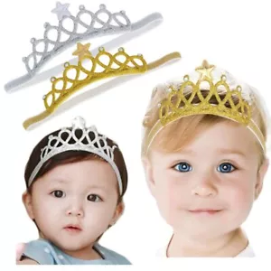 Baby Girl Super Elastic Headband Toddler Hair Band Soft Headwrap Crown Childr... - Picture 1 of 8