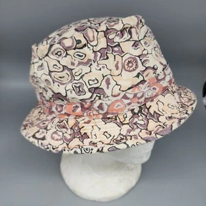 Vintage Crushable Easy To Roll Style Bucket Hat 70s Groovy - Picture 1 of 6