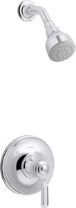 Single Handle Shower Head trim set Polished Chrome shower kit by Kohler New - Picture 1 of 3