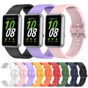 For Samsung Galaxy Fit 3 SM-R390 Silicone Sport Band Watch Strap Replacement - Picture 1 of 26