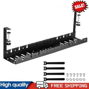 Cable Cord Organizer Clamp Mounted Cable Storage Rack Heavy Duty for Home Office - Afbeelding 1 van 11