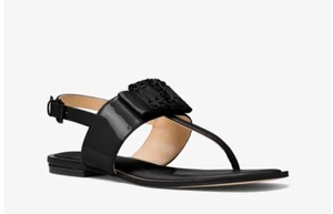 NEU Michael Michael Kors Michelle Lackleder Tanga Größe 9,5M - Bild 1 von 4