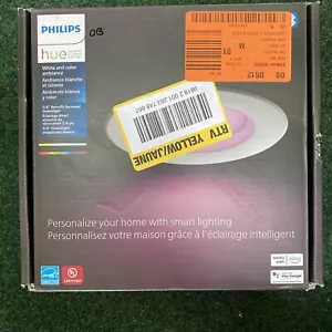 Philips Hue White and Color Ambiance 5/6" Retrofit Recessed Downlight 12W - OB - Picture 1 of 5