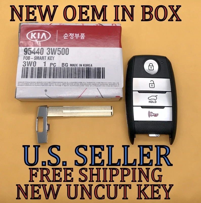 NEW OEM 14 15 16 KIA SPORTAGE SMART KEY PROXIMITY KEYLESS REMOTE FOB 95440-3W500 - Image 1 of 1
