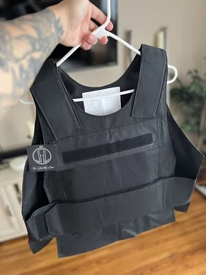 STRIKE FACE LEVEL lllA SOFT BALLISTIC BULLET PROOF VEST W/PANELS FITS L-XXL + FREE SHP 🎅