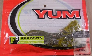 Bass Fishing Lure Soft Plastic Yum F2 (ferocity) Shakalicious Worm 5 in YUMSW502 - Bild 1 von 3