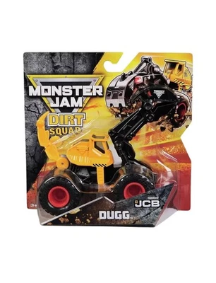MONSTER JAM DIRT SQUAD DUGG Series 11 SPINMASTER JCB 1:64 Scale Model - Image 1 of 3