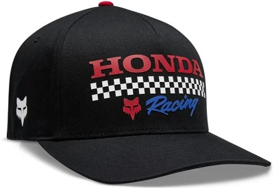 Fox Racing Honda Flexfit Hat Black LG/XL - Image 1 of 2