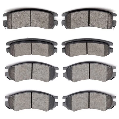 For 91-92 Saturn Sc 91-98 Sl1 93-98 Sw2 Front Rear Left Right 8pcs Brake Pads - Image 1 of 4