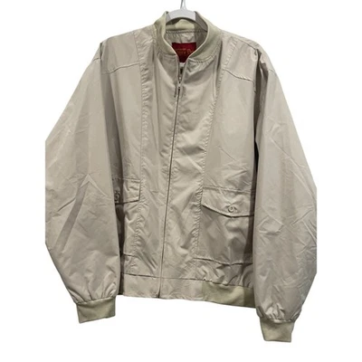 Abrigo Chaqueta Informal Vintage Haband Lions Den Para Hombres XL Crema con Cremallera Foto 1 de 4