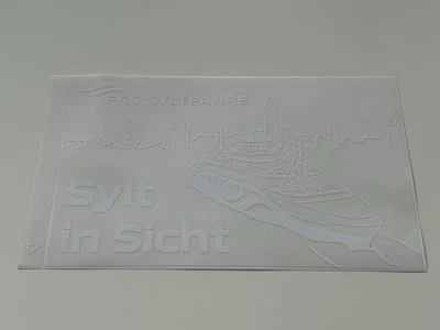FRS Syltfähre Aufkleber / Sylt Fähre Sticker - Bild 1 von 4