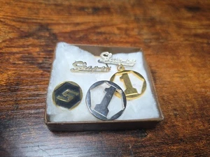 Snap On Tools (5) Pin Lot. (2) Sterling Silber (1) 12k GF. (2) Metall. - Bild 1 von 5